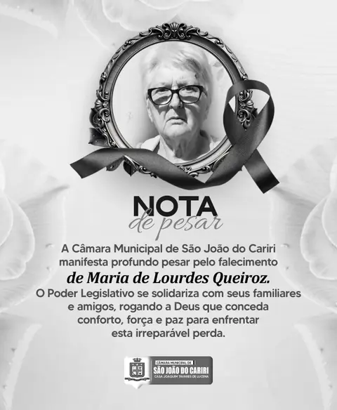 🖤 NOTA DE PESAR