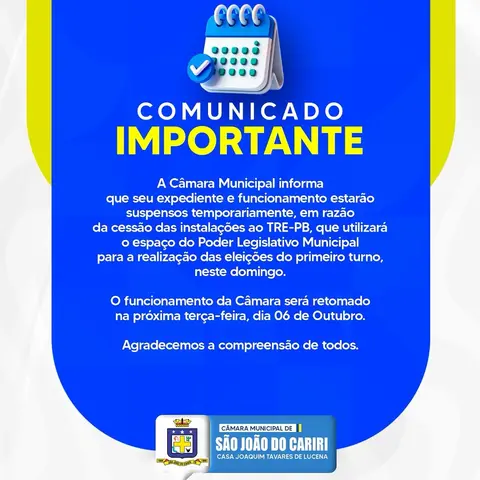 📥🗳️ COMUNICADO IMPORTANTE