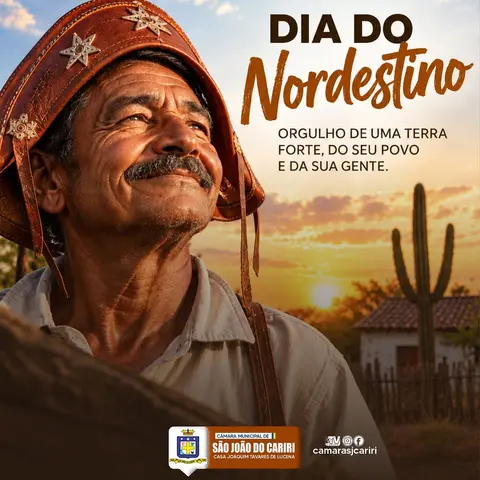 🤩🌵 Neste dia 8 de outubro, quando celebramos o Dia do Nordestino, a Câmara Municipal ...