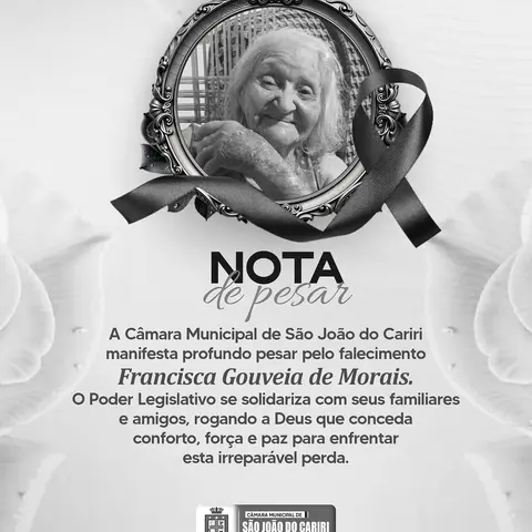 🖤 NOTA DE PESAR