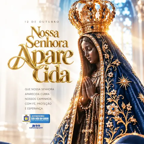 🙏 12 de outubro | Dia de Nossa Senhora Aparecida