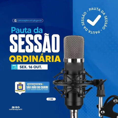 📄✅ Confira as principais pautas aprovadas na última sessão ordinária realizada na últi...