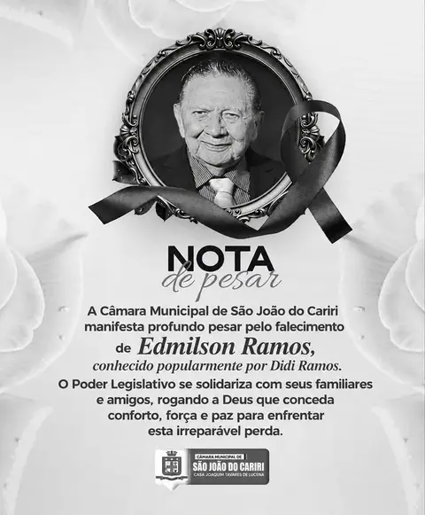 🖤 NOTA DE PESAR