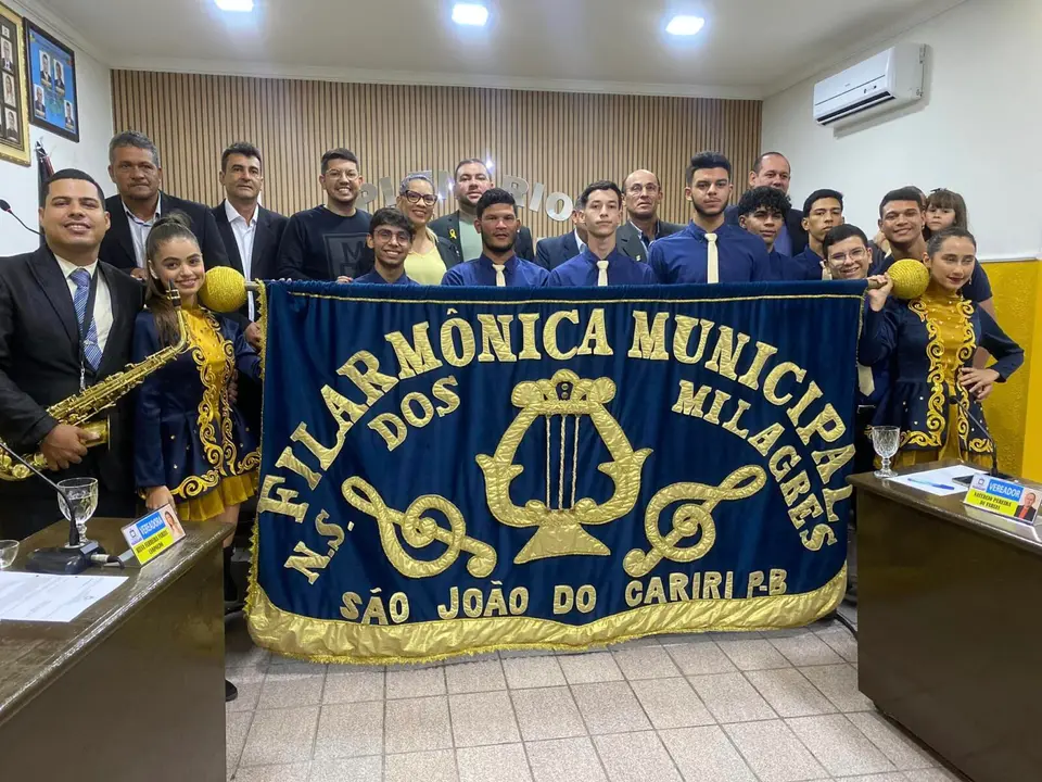 Câmara de São João do Cariri debate proposituras e aprova moção de aplausos a Filarmônica Municipal de Nossa Senhora dos Milagres