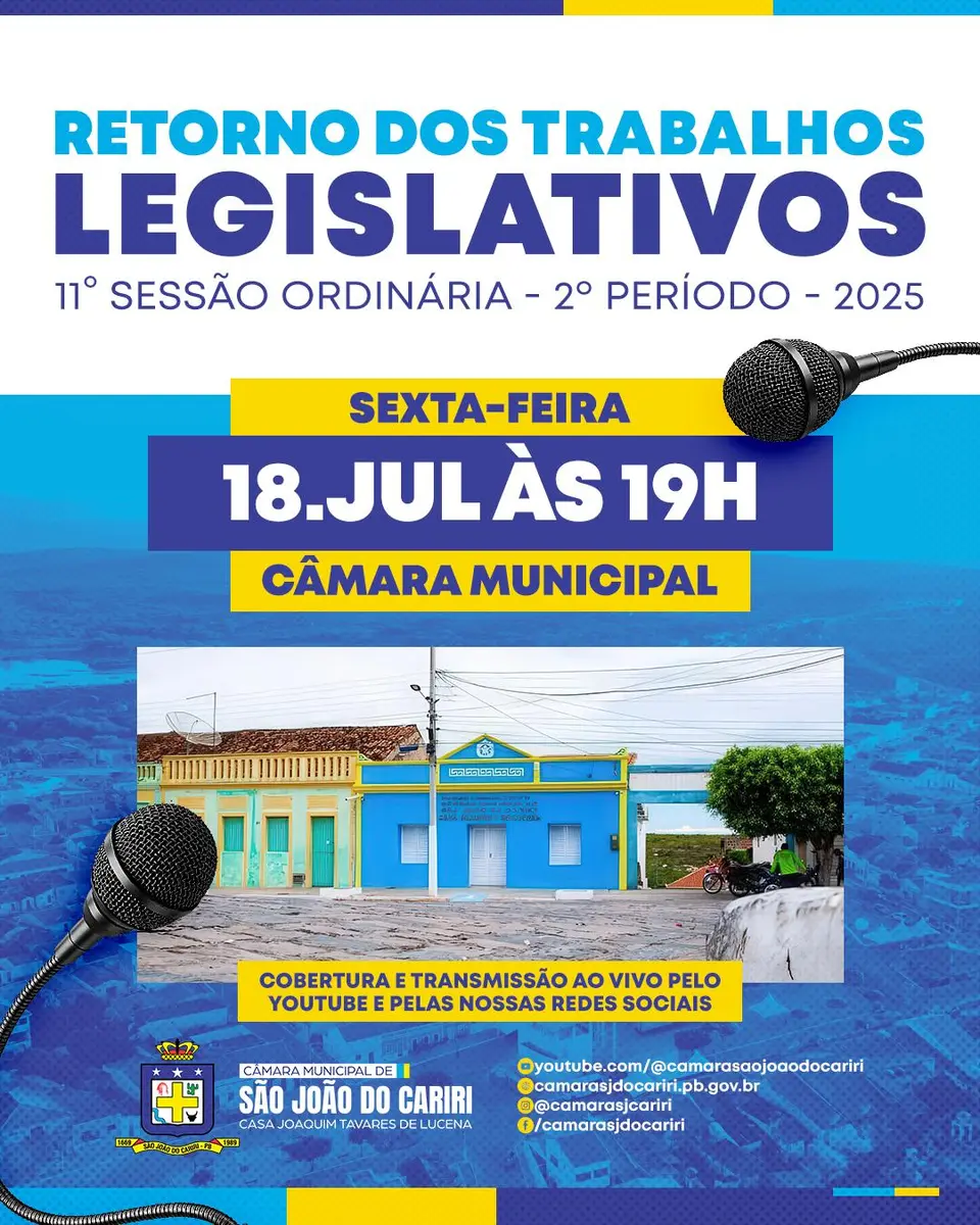 🏛️ RETORNO DOS TRABALHOS LEGISLATIVOS!