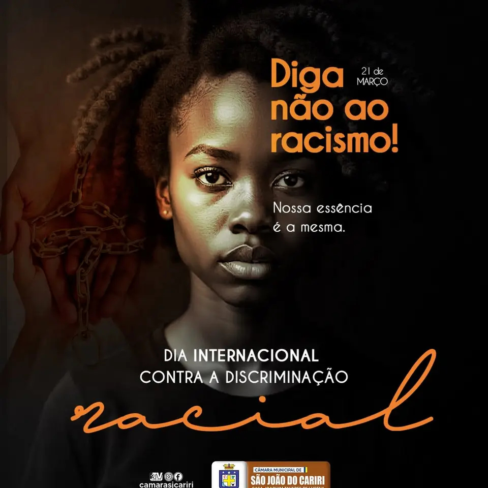 Câmara de São João do Cariri reforça luta contra discriminação racial