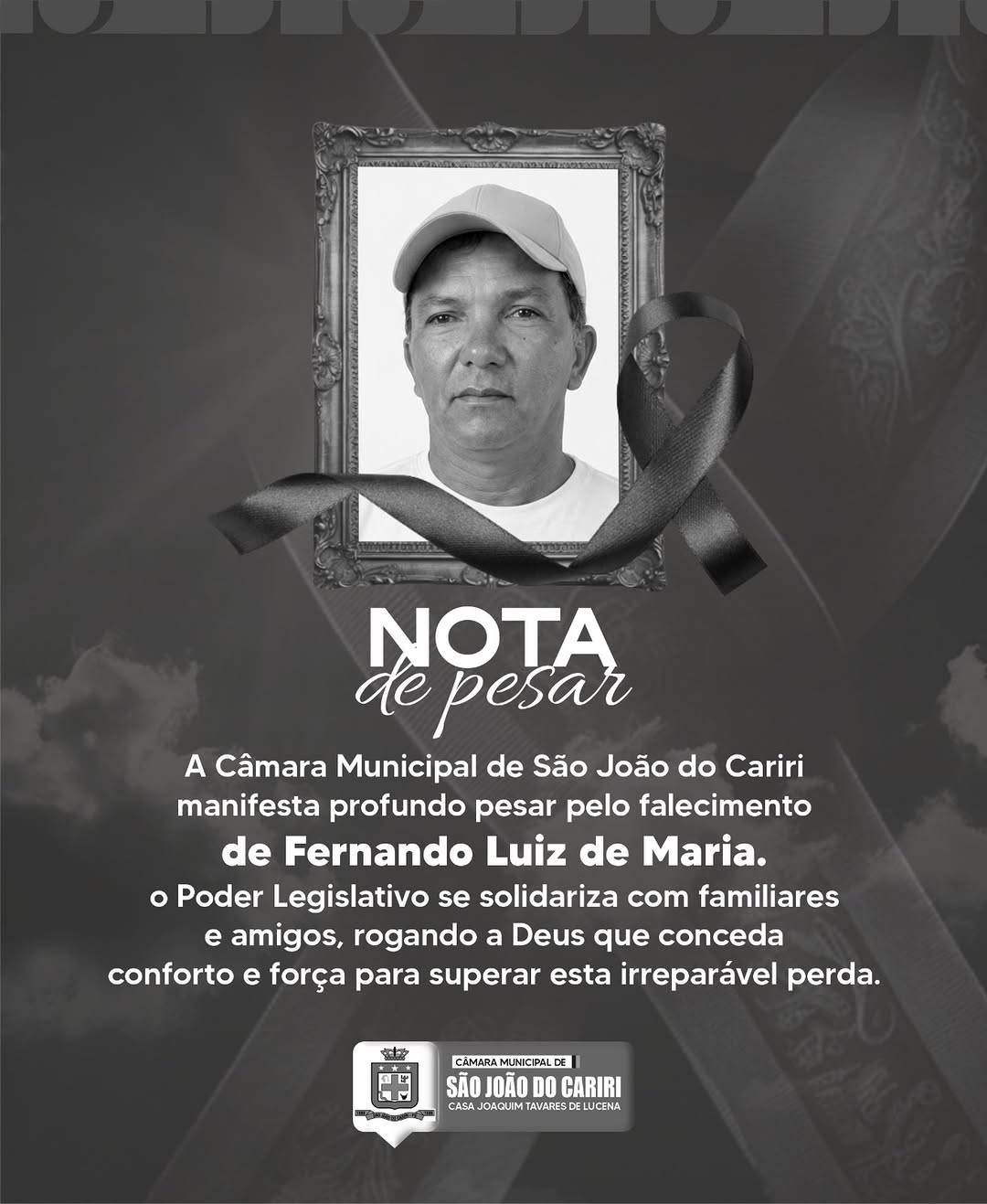🖤 NOTA DE PESAR