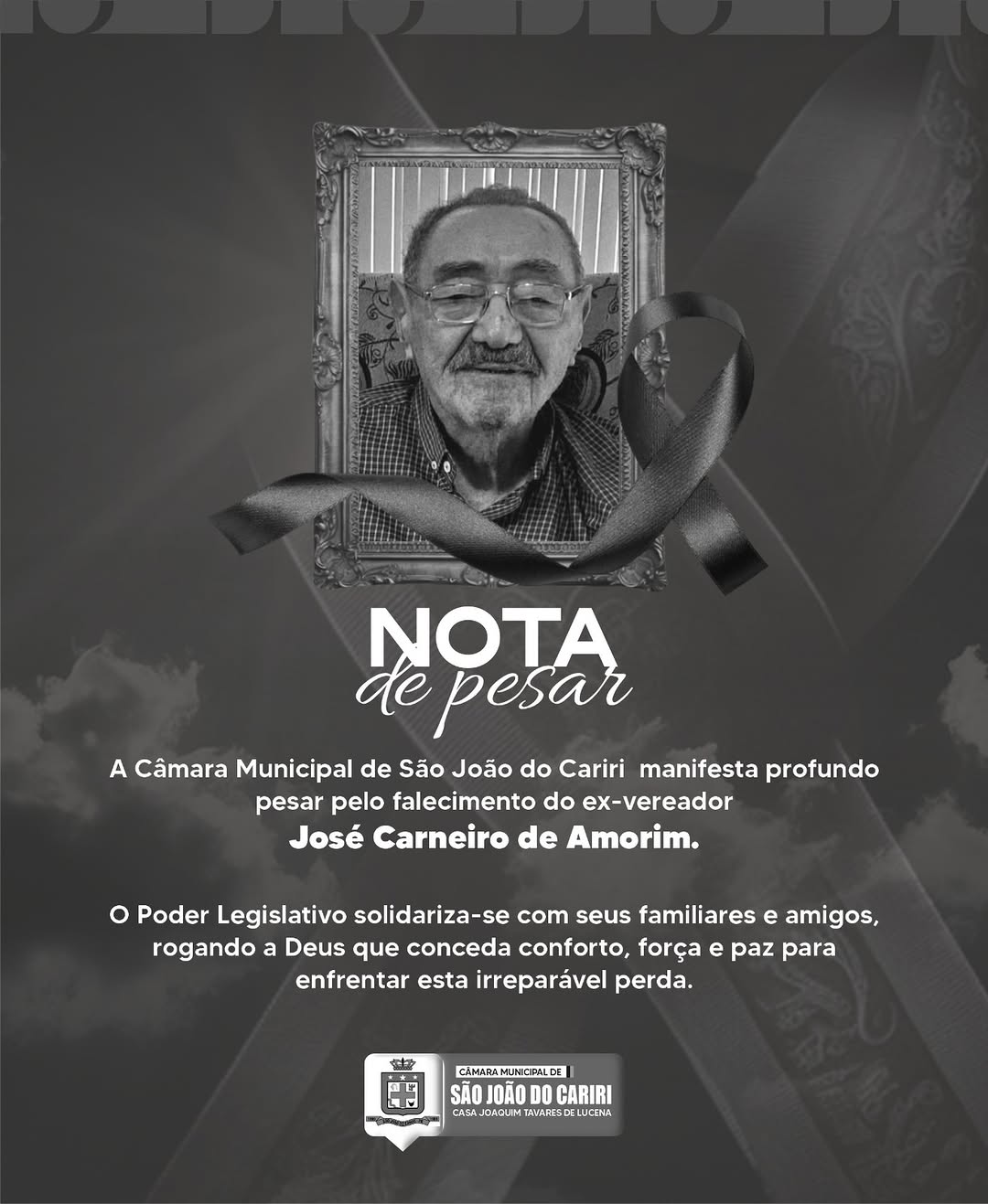 🖤 NOTA DE PESAR