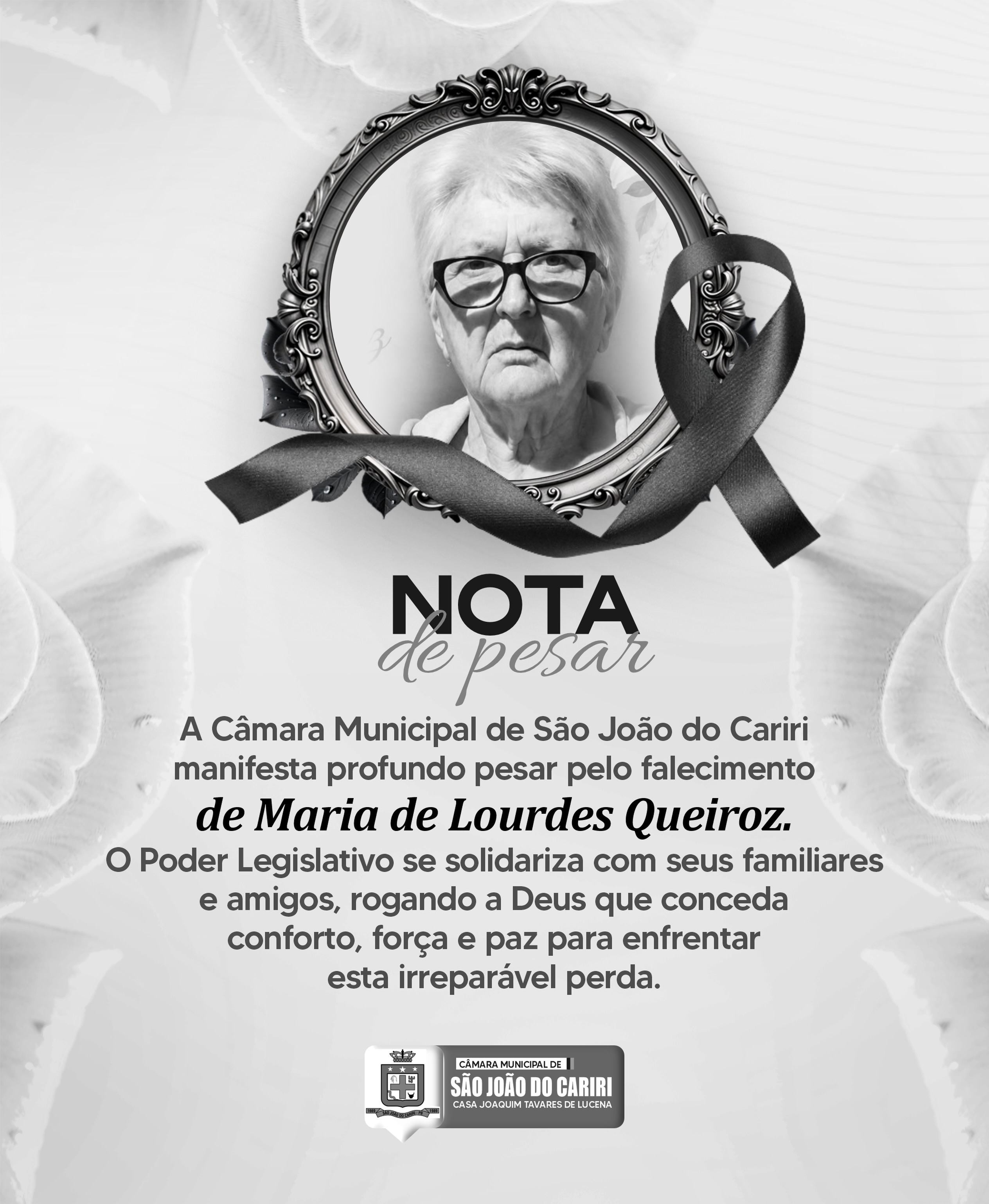 🖤 NOTA DE PESAR