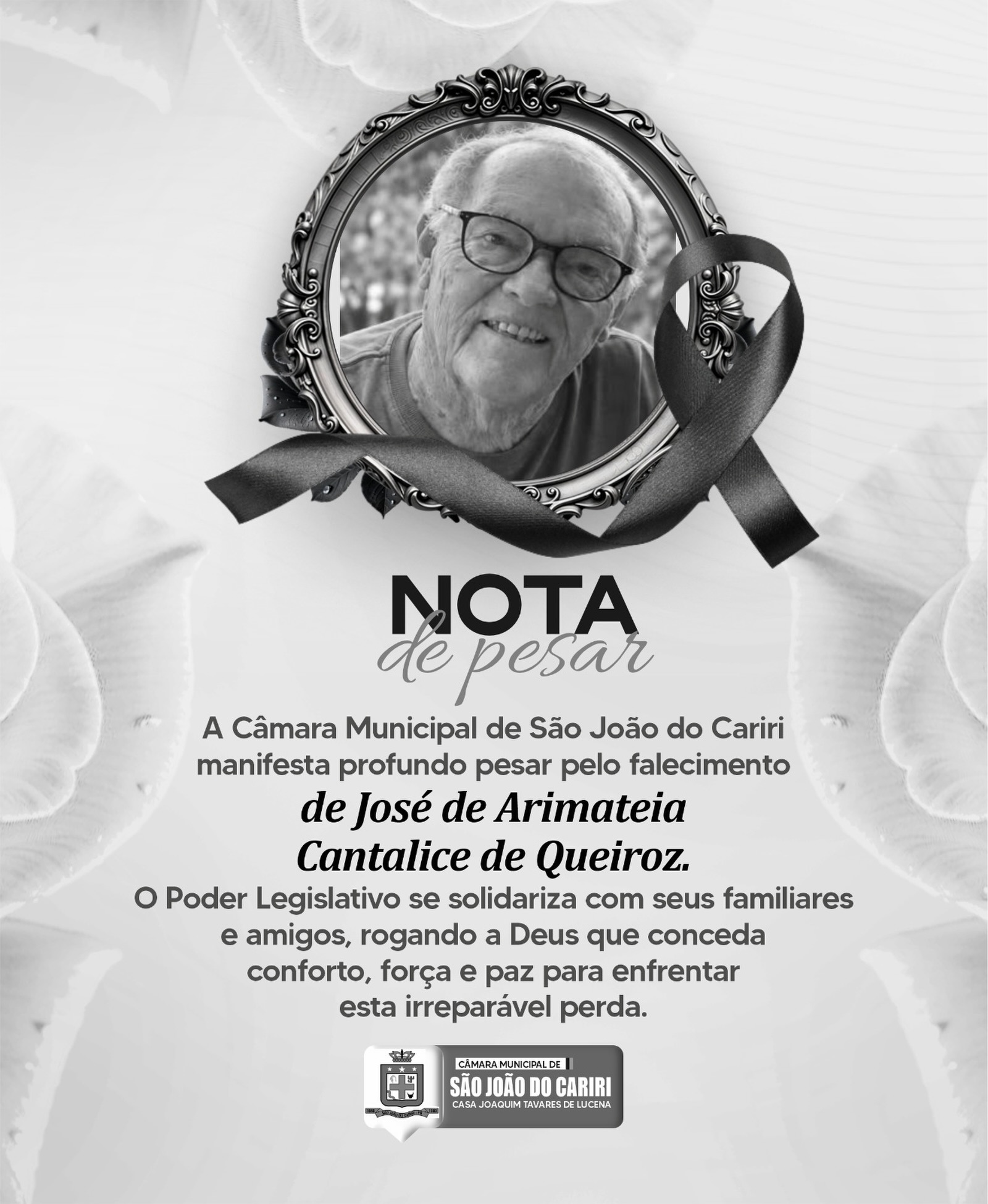 🖤 NOTA DE PESAR
