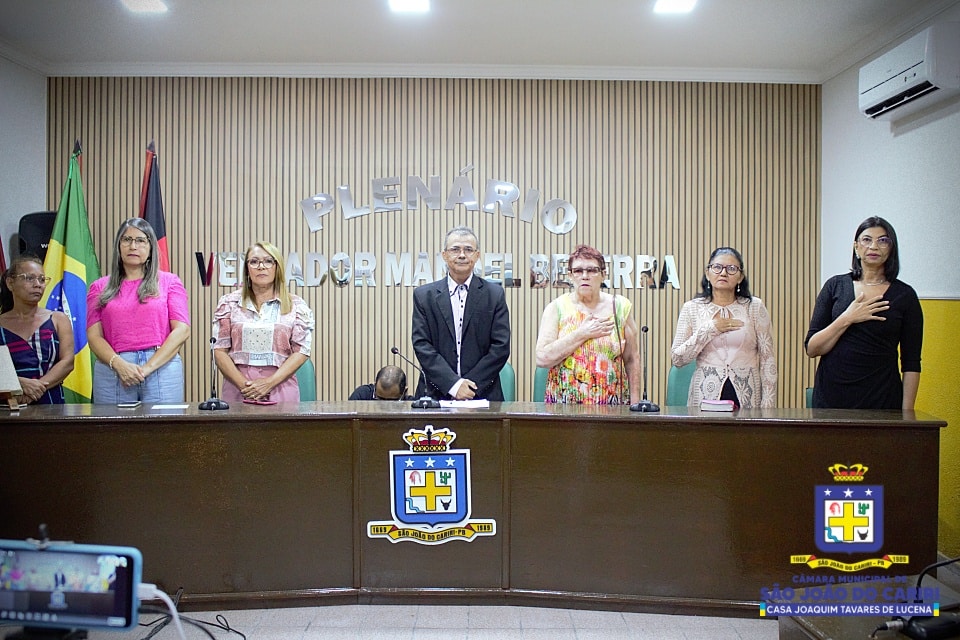 Câmara de São João do Cariri realiza sessão especial dedicada ao dia da mulher