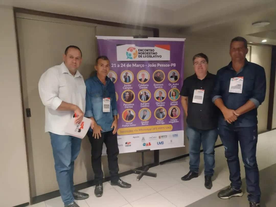Vereadores de São João do Cariri participam do Encontro Nordestino de Legislativo, em João Pessoa